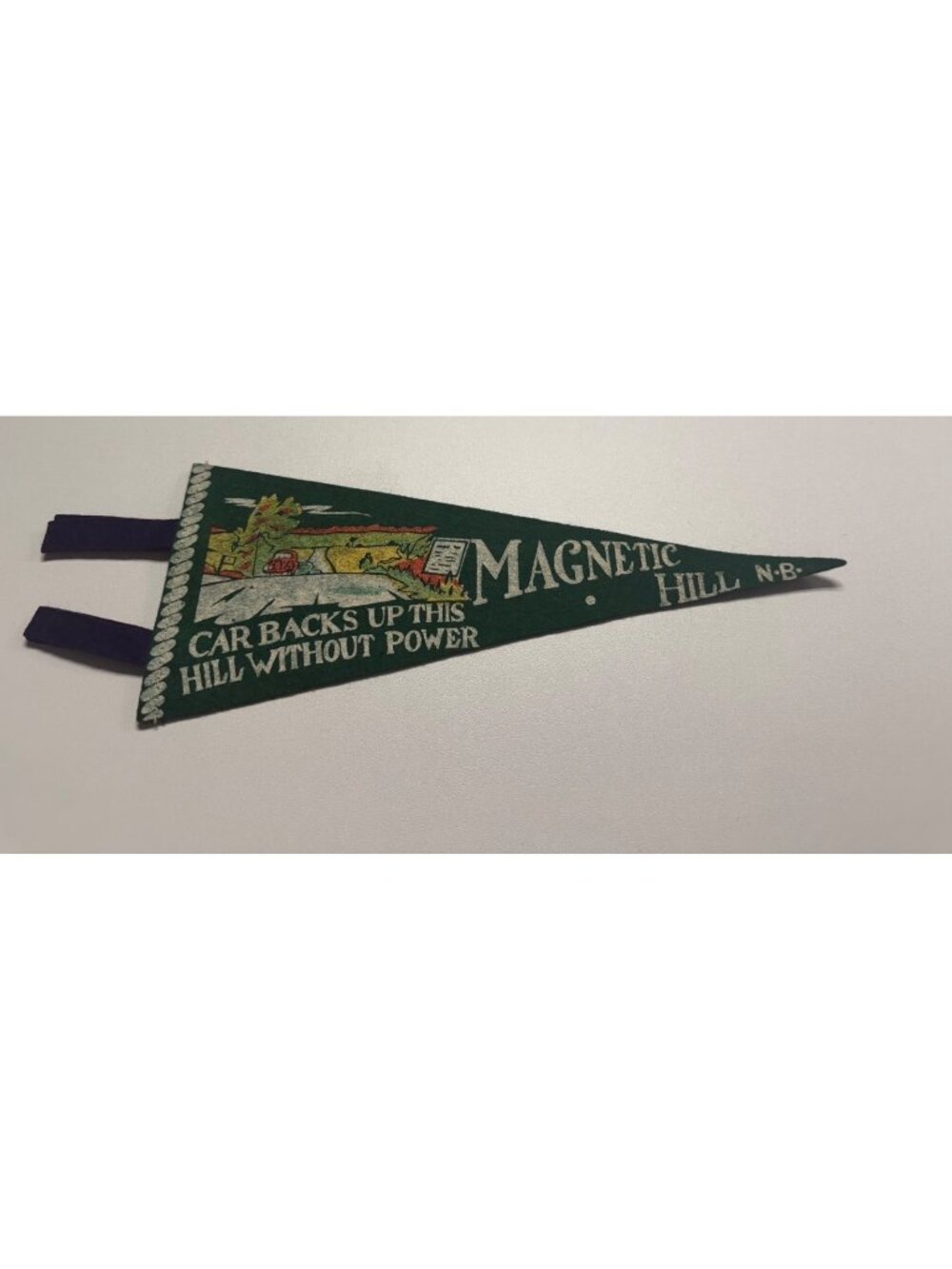 Vintage Magnetic Hill N.B. Canada pennant